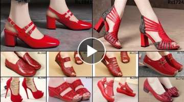 RED♥️ BALLY BABES NEW SANDALS COLLECTION MOST POPULAR FOOTWEARS OF DESIGN BEST COLLECTION